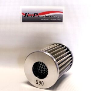 S-90 Series K&P Engineering Reusable Oil Filter for Mercedes 2.7L & 3.5L Engines
